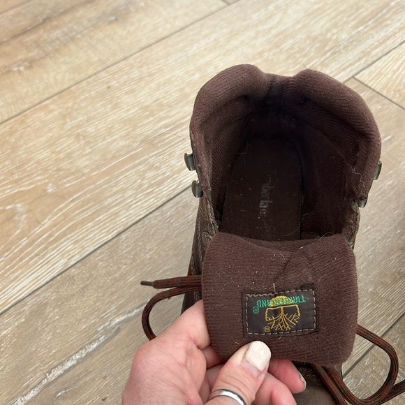 Timberland Boys Brown Hiking Boots - Picture 5 of 14